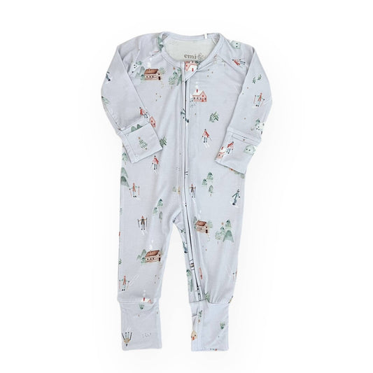 Bamboo Zip Pajamas | Alpine